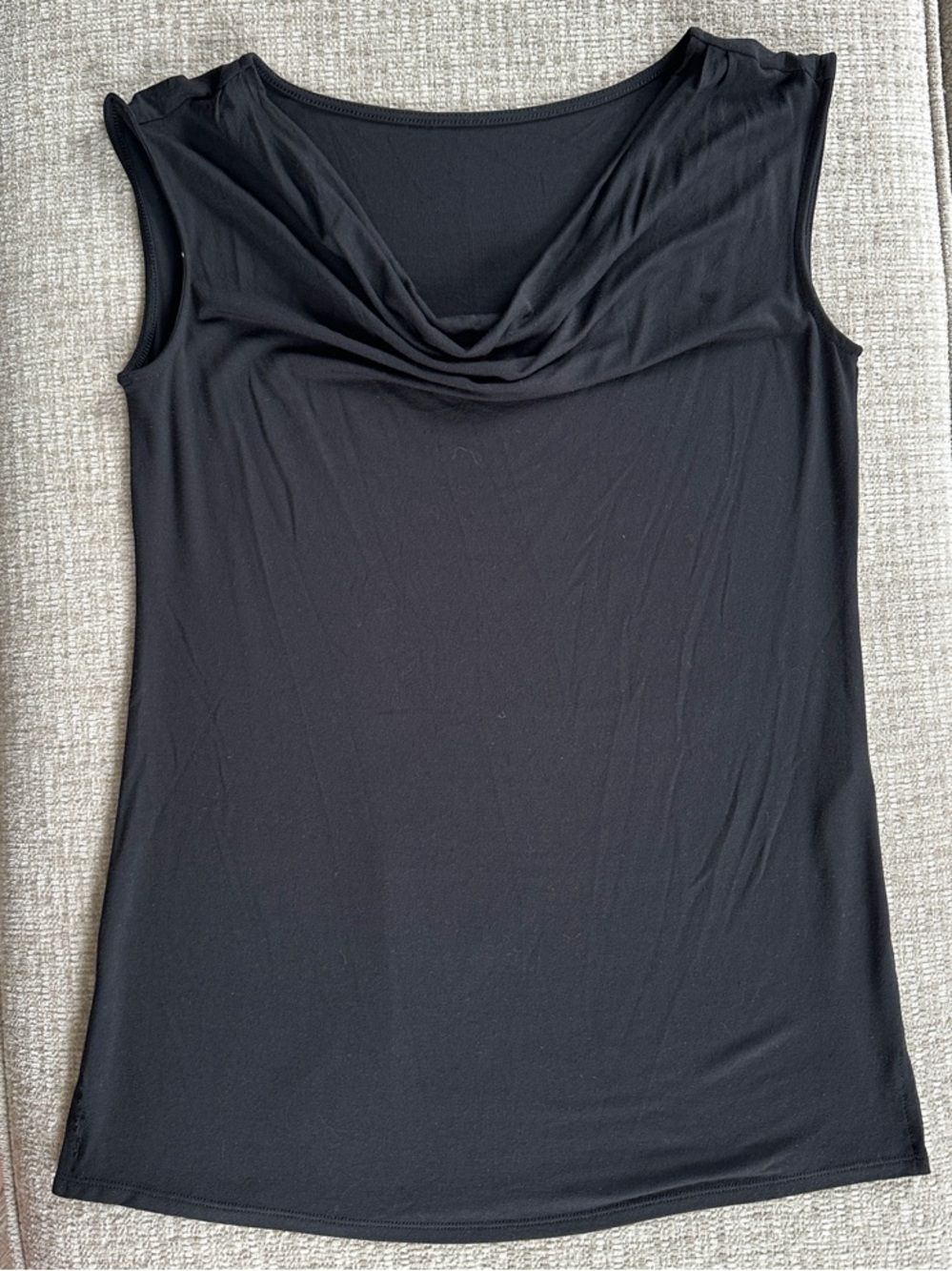 WHBM Sleeveless Cowl Neck Top
